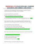 PROMETRIC CNA Exam &ndash; 100&percnt; Verified Questions and Correct Solutions &ndash; Complete Certified Nursing Assistant Practice Exam