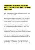 CRU&lowbar;EXAM&lowbar;1&lowbar;STUDY&lowbar;GUIDE&lowbar;QUESTIONS&lowbar;AND&lowbar;SOLUTIONS&lowbar;2026&lowbar;CORRECT&lowbar;ANSWERS