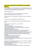 SOCE 2026 CORE EXAM SET QUESTIONS AND ANSWERS RATED A&period;pdf