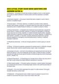 SOCE ACTUAL STUDY EXAM GUIDE QUESTIONS AND ANSWERS RATED A&period;pdf