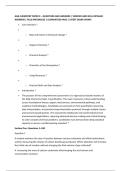 AQA CHEMISTRY PAPER 2 &ndash; QUESTIONS AND ANSWERS &vert; VERIFIED AND WELL DETAILED &NewLine;ANSWERS &vert; PLUS RATIONALES &vert; GUARANTEED PASS &vert; LATEST EXAM UPDATE 