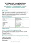 QAL Laws and Regulations Exam &ndash; State Department of Pesticide Regulation &ndash; 2026&sol;2027 Edition &ndash; Questions and Answers for Commercial Applicators and QAL Candidates