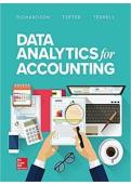 test bank of Data Analytics for Accounting&comma; 1e &lpar;Richardson&rpar; complete newest 2026