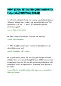 PEPP EXAMS SET TESTED QUESTIONS WITH &NewLine;FULL SOLUTION VIEW AHEAD 