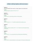 AFMAN 11-402 Exam Questions with Correct Answers