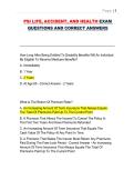 PSI Life&comma; Accident&comma; and Health Exam Questions and Correct Answers &ndash; Complete Insurance Licensing Practice Exam Study Guide
