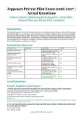 Jeppesen Private Pilot Exam &ndash; Federal Aviation Administration & Jeppesen &ndash; 2026&sol;2027 Edition &ndash; Questions and Answers for Student Pilots and Private Pilot Candidates