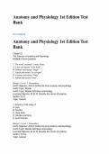 Test Bank For Anatomy and Physiology 1st Edition by Elaine N&period; Marieb