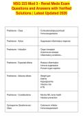 NSG 223 Mod 3 - Renal Meds Exam&NewLine;Questions and Answers with Verified&NewLine;Solutions &vert; Latest Updated 2026
