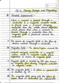 Class 12th 2026 Physics Chapter 4 Moving Charges and Magnetism Full Chapter Detailed Notes