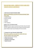 NSG 430 FINAL EXAM &ndash; COMPLETE STUDY GUIDE WITH ANSWER CHOICES & RATIONALES