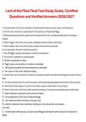 Lord of the Flies Final Test Study Guide&comma; Certified Questions and Verified Answers 2026&sol;2027