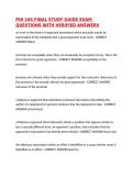 PHI 105 FINAL STUDY GUIDE EXAM QUESTIONS WITH VERIFIED ANSWERS&comma;100&percnt;CORRECT