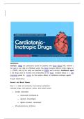 Cardiotonic-Inotropic Drugs Study Guide Updated 2026