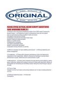 NAHQ CPHQ ACTUAL EXAM SCRIPT QUESTIONS AND ANSWERS SURE A&period;pdf