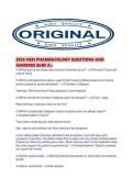 2026 HESI PHARMACOLOGY QUESTIONS AND ANSWERS SURE A&period;pdf