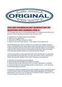 2026 HESI PHARMACOLOGY EXAMINATION SET QUESTIONS AND ANSWERS SURE A&period;pdf