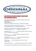 NCC EFM 2026 STUDYS CORRECT QUESTIONS AND ANSWERS SURE A&period;pdf