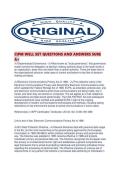 CIPM WELL SET QUESTIONS AND ANSWERS SURE A&period;pdf