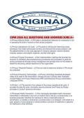 CIPM 2026 ALL QUESTIONS AND ANSWERS SURE A&period;pdf