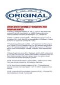 CPHON END OF COURSE SET QUESTIONS AND ANSWERS SURE A&period;pdf
