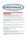 2026 PMHNP STUDYS LATEST QUESTIONS AND ANSWERS SURE A&period;pdf