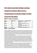 2026&sol;2027 S-Tier DIT Bridge Coatings Inspector &lpar;BCI&rpar; Level 1&colon; Ultimate Test Bank & Analytical Guide