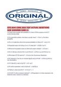 ISYE 6644 CORE 2026 TEST ACTUAL QUESTIONS AND ANSWERS SURE A&period;pdf