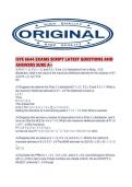 ISYE 6644 EXAMS SCRIPT LATEST QUESTIONS AND ANSWERS SURE A&period;pdf