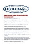 AMMO 18 STUDY EXAMS 2026 QUESTIONS AND ANSWERS SURE