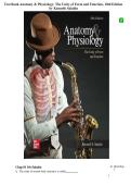 Test Bank for Anatomy & Physiology&colon; The Unity of Form and Function&comma; 10th Edition by Kenneth Saladin&period;Exam Questions and Answers 2026&period;