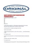 QASP-S REVIEW LATEST QUESTIONS AND&NewLine;ANSWERS SURE A&plus;