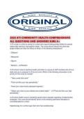 2026 ATI COMMUNITY HEALTH COMPREHENSIVE ALL QUESTIONS AND ANSWERS SURE A&period;pdf