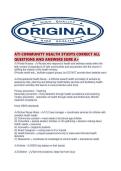 ATI COMMUNITY HEALTH STUDYS CORRECT ALL QUESTIONS AND ANSWERS SURE A&period;pdf