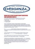 EFMB 2026 LATEST EXAMS SCRIPT QUESTIONS AND ANSWERS SURE A&period;pdf
