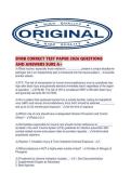EFMB CORRECT TEST PAPER 2026 QUESTIONS AND ANSWERS SURE A&period;pdf