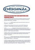 CYSA EVALUATION TEST 2026 QUESTIONS AND ANSWERS SURE A&period;pdf