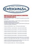 RNRF DCF STUDY EXAMS GUIDE ALL QUESTIONS AND ANSWERS SURE A&period;pdf