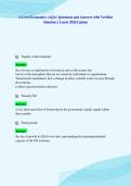 A Level Economics &lpar;AQA&rpar; Questions and Answers with Verified&NewLine;Solutions &vert; Latest 2026 Update