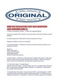 RNRF DCF EVALUATION TEST 2026 QUESTIONS AND ANSWERS SURE A&period;pdf