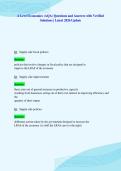 A Level Economics &lpar;AQA&rpar; Questions and Answers with Verified&NewLine;Solutions &vert; Latest 2026 Update&NewLine;