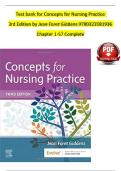 Test Bank for Concepts for Nursing Practice 3rd Edition by Jean Giddens &vert; All Chapters 1-57 Complete &vert; Verified Answers