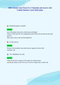 EDDA Dental Course Exam Ch&period; 1-5 Questions and Answers with&NewLine;Verified Solutions &vert; Latest 2026 Update&NewLine;