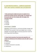 FL CAM PRACTICE EXAM &num;1 &ndash; COMPLETE QUESTIONS WITH 100&percnt; VERIFIED ANSWERS AND EXPLANATIONS