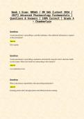 Week 1 Exam&colon; NR565 &sol; NR 565 &lpar;Latest 2026 &sol; &NewLine;2027&rpar; Advanced Pharmacology Fundamentals &vert; &NewLine;Questions & Answers &vert; 100&percnt; Correct &vert; Grade A - &NewLine;Chamberlain 
