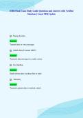 EMR Final Exam Study Guide Questions and Answers with Verified&NewLine;Solutions &vert; Latest 2026 Update