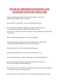 DCOM 101 MIDTERM QUESTIONS AND &NewLine;ANSWERS WITH SOLUTIONS 2026