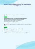 Red cross EMR final Questions and Answers with Verified Solutions &vert;&NewLine;Latest 2026 Update