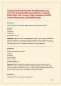 Georgia Nail Technician &lpar;Manicurist&rpar; State Board Practice Exam 2026 - Complete Study Guide with Questions&comma; Verified Answers & Detailed Rationales &vert; Graded A&plus;
