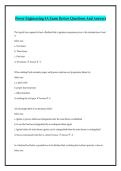 Power Engineering 4A Exam Review Questions And Answers